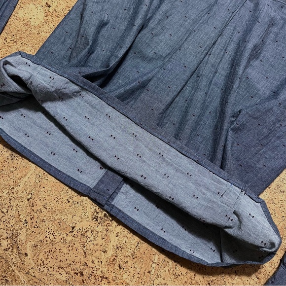 Sundance Nevarre Embroidered Chambray Western Button Down Shirt Sz M - Picture 16 of 16